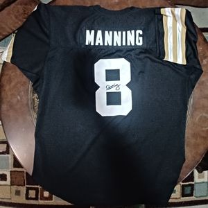 Mitchell & Ness Archie Manning New Orleans Saints stitched autograph Throwback